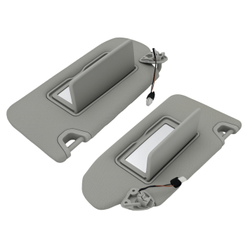 1 Pair W/ Light Beige compatible for Nissan Altima Sun Visor Driver + Passenger  2013-2018