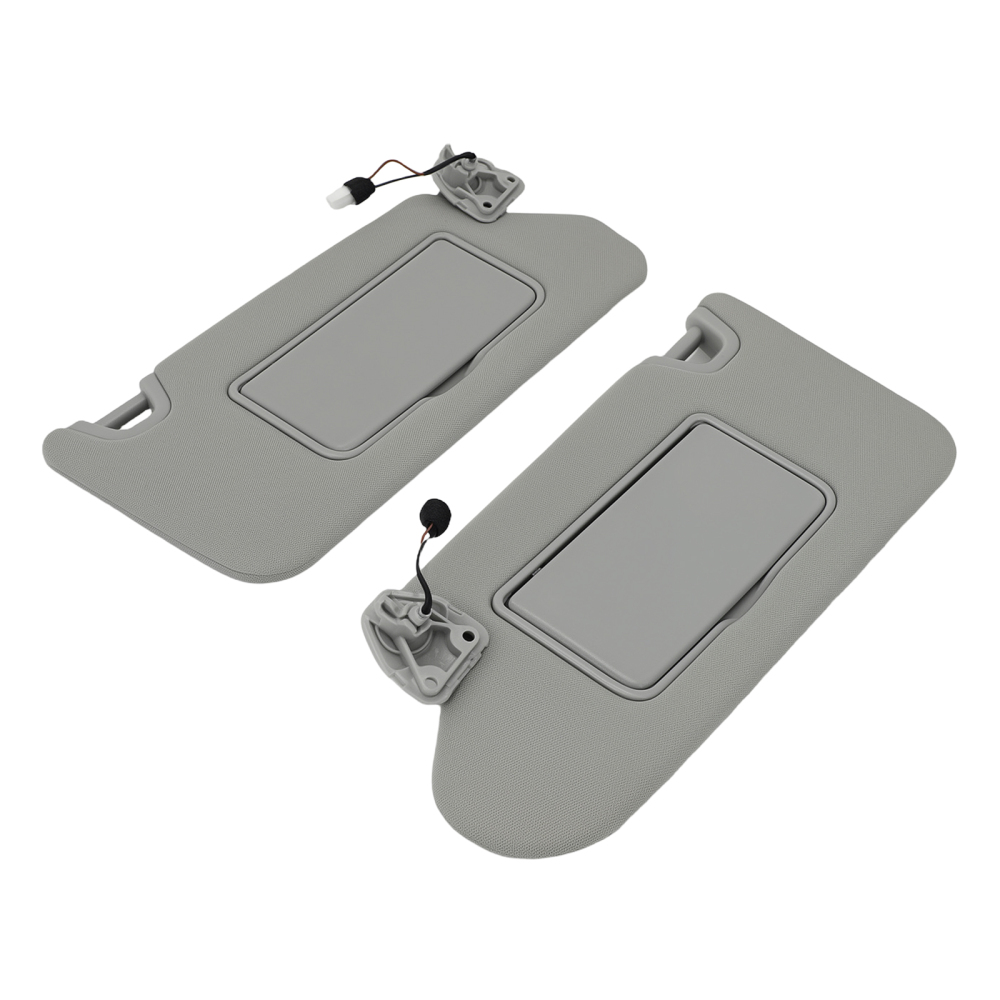 1 Pair W/ Light Beige compatible for Nissan Altima Sun Visor Driver + Passenger  2013-2018