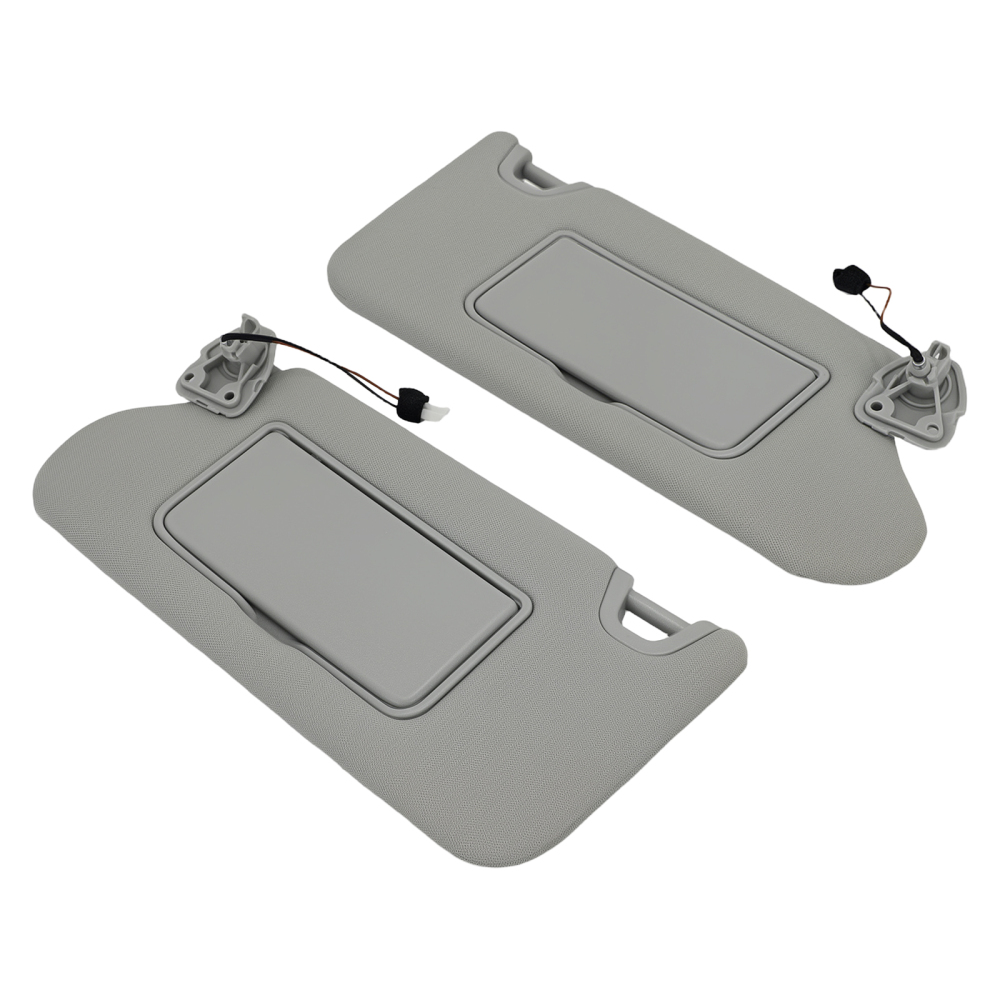 1 Pair W/ Light Beige compatible for Nissan Altima Sun Visor Driver + Passenger  2013-2018