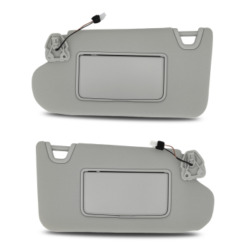 1 Pair W/ Light Beige compatible for Nissan Altima Sun Visor Driver + Passenger  2013-2018