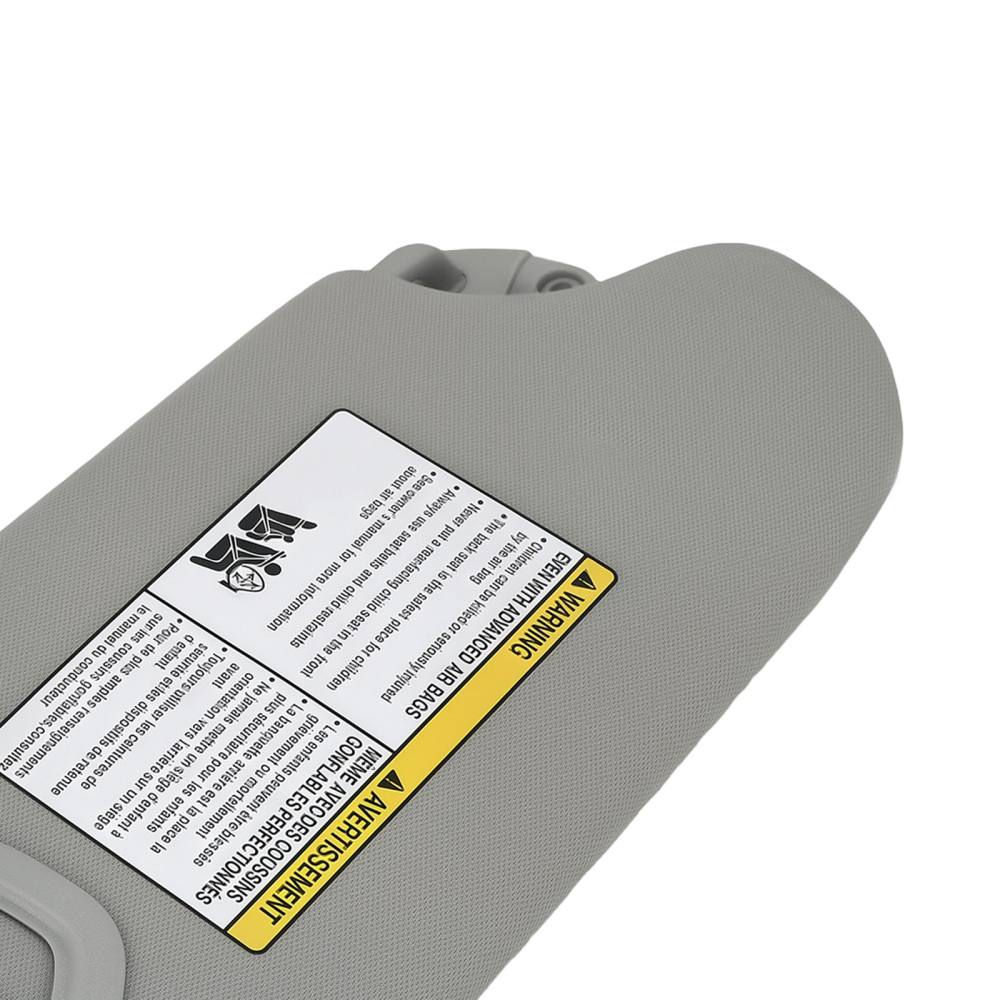 Driver+Passengerwith Light Sun Visorfor compatible for Nissan Altima 13-18 96401-3TA2A Gray