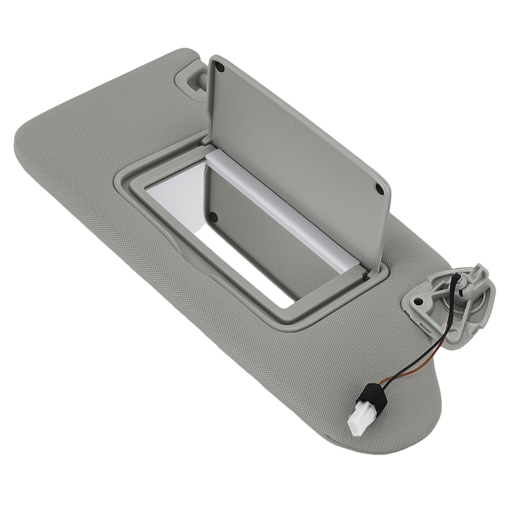 Driver+Passengerwith Light Sun Visorfor compatible for Nissan Altima 13-18 96401-3TA2A Gray