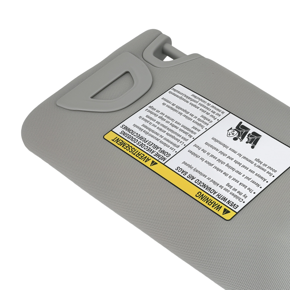 Driver+Passengerwith Light Sun Visorfor compatible for Nissan Altima 13-18 96401-3TA2A Gray