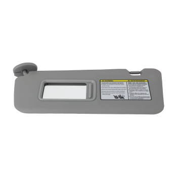 Gray Left Sun Visor Plastic compatible for Toyota RAV4 2004-2005 74320-42420-B0 New