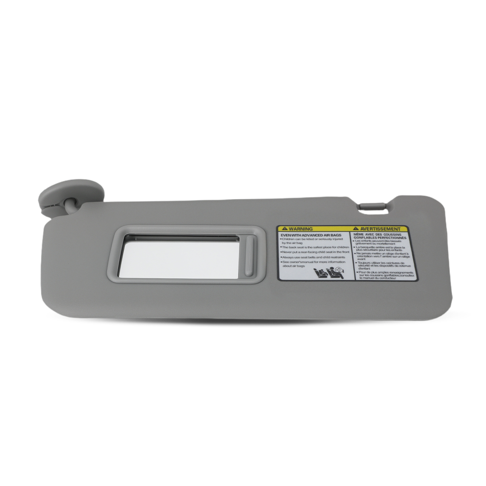 Gray Left Sun Visor Plastic compatible for Toyota RAV4 2004-2005 74320-42420-B0 New