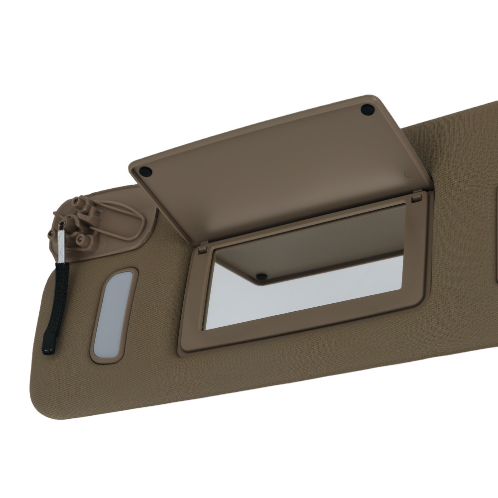 Beige Driver Sun Visor Left compatible for Silverado 2500 HD 2007-2010 22850306