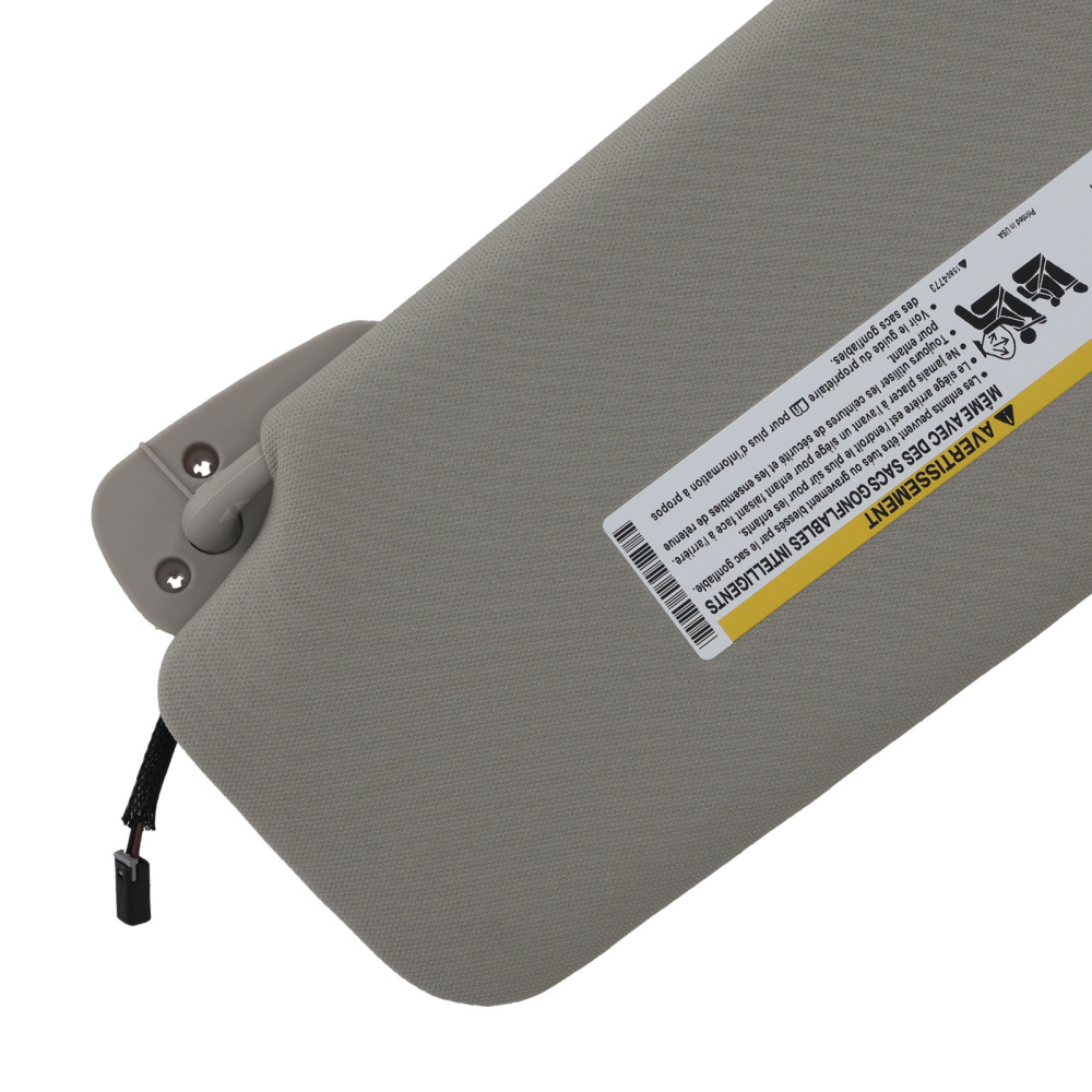 Gray Passenger Side Sun Visor compatible for Escalade ESV 2007-2014 22850308