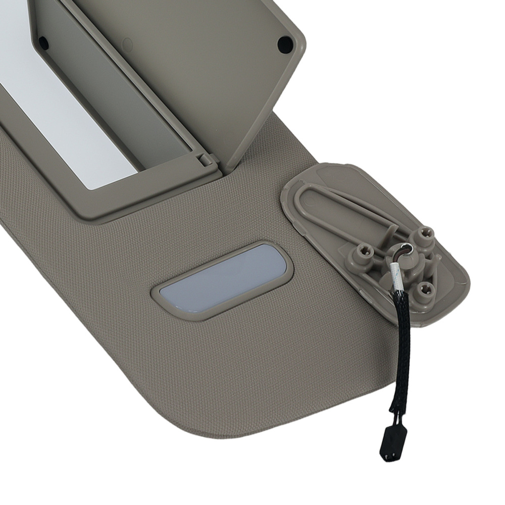 Gray Passenger Side Sun Visor compatible for Escalade ESV 2007-2014 22850308