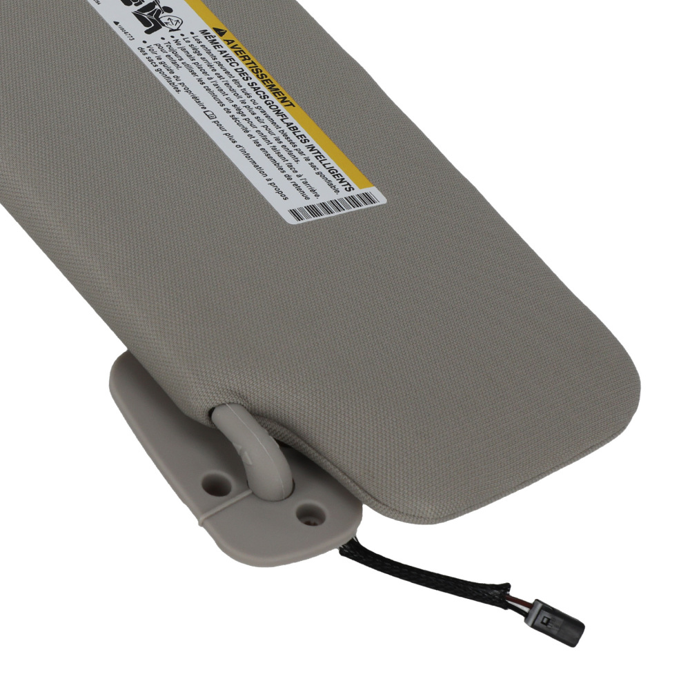 Gray Passenger Side Sun Visor compatible for Escalade ESV 2007-2014 22850308
