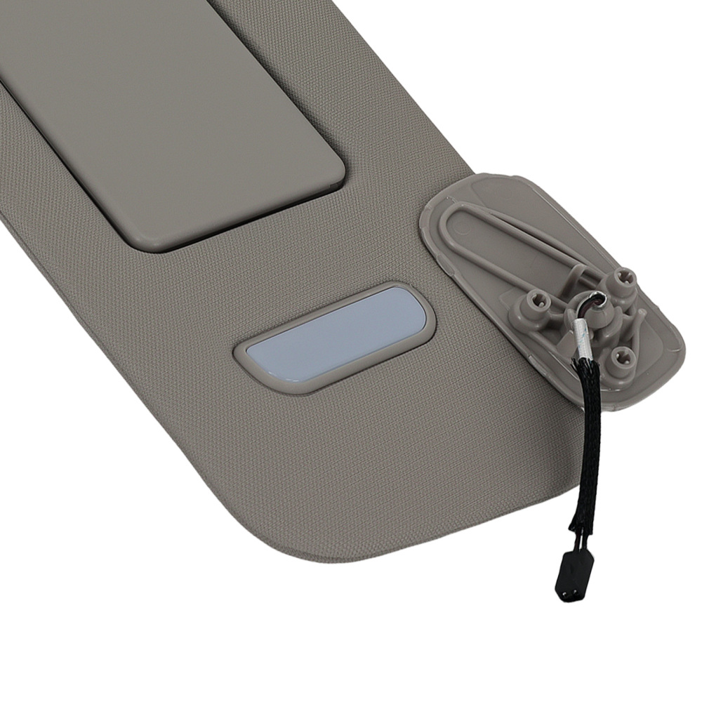 Gray Passenger Side Sun Visor compatible for Escalade ESV 2007-2014 22850308