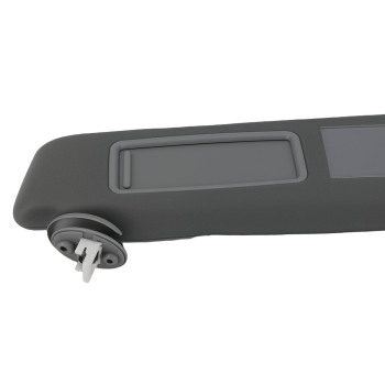 Gray Plastic Right Sun Visor compatible for Toyota Prado 120 TRJ RZJ LJ KZJ KDJ GRJ