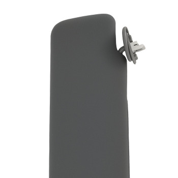 Gray Plastic Right Sun Visor compatible for Toyota Prado 120 TRJ RZJ LJ KZJ KDJ GRJ