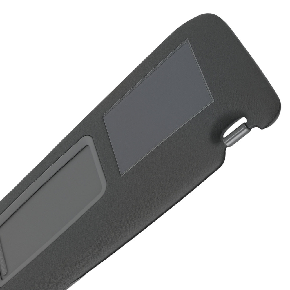 Gray Plastic Right Sun Visor compatible for Toyota Prado 120 TRJ RZJ LJ KZJ KDJ GRJ