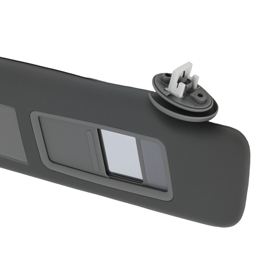 Gray Plastic Right Sun Visor compatible for Toyota Prado 120 TRJ RZJ LJ KZJ KDJ GRJ