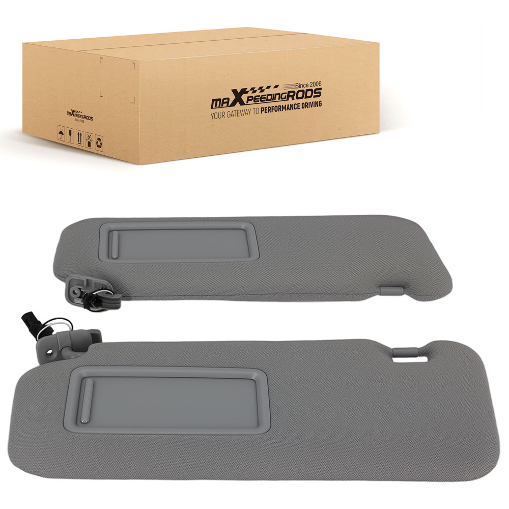 Gray Sun Visor compatible for Mazda CX-9 3.7L V6 2010-2015 TDY169320 Left Right