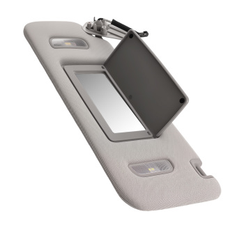 Gray Left Sun Visor compatible for Cadillac Escalade 2015-2019 23459655 Easy Install