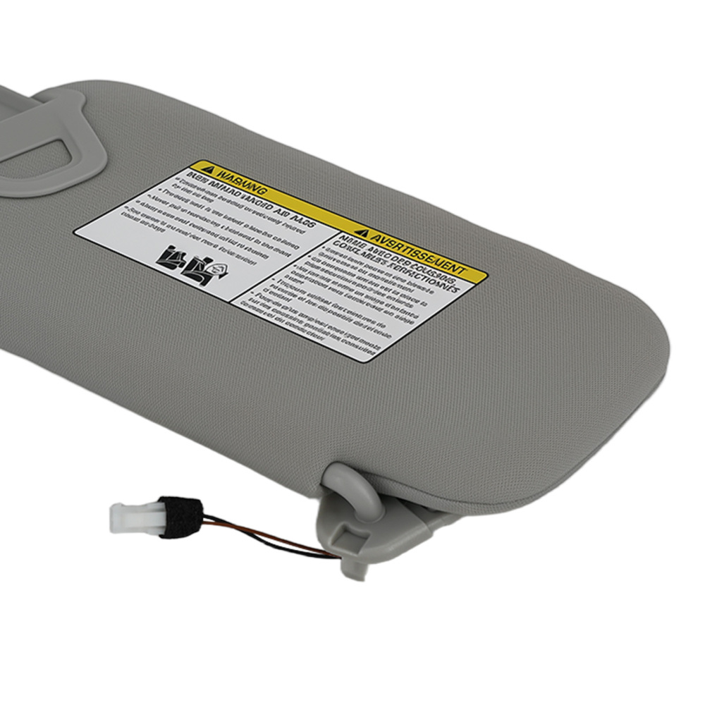 Gray Right Side Sun Visor compatible for Nissan Sentra 2013-2019 96400-3SG8A Durable