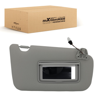 Gray Right Side Sun Visor compatible for Nissan Sentra 2013-2019 96400-3SG8A Durable