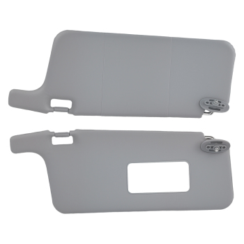Gray Plastic Sun Visor Left Right compatible for Honda Civic 1996-2001 83230-S01-A32ZC