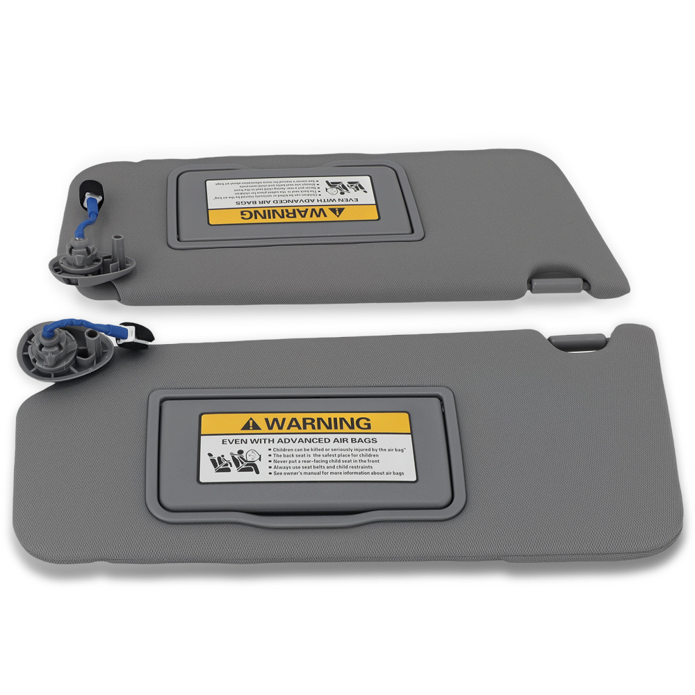 Pair Driver Passenger Sun Visor w/light compatible for Honda Accord 08-17 83280ta5a51za