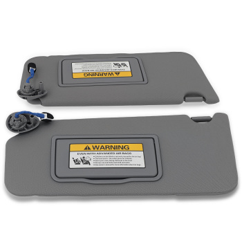 Pair Driver Passenger Sun Visor w/light compatible for Honda Accord 08-17 83280ta5a51za