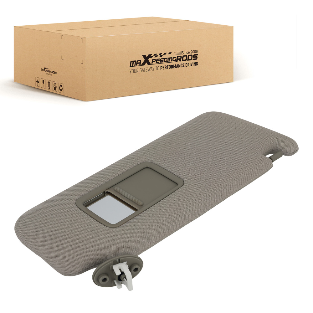 Beige Right Side Sun Visor compatible for Toyota 4Runner 2010-2023 74310-35B01-E1