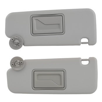 Front Sun Visor Pair compatible for Chevrolet Sonic 2012-2016 Gray 95327509 95327507