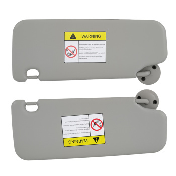 Front Sun Visor Pair compatible for Chevrolet Sonic 2012-2016 Gray 95327509 95327507