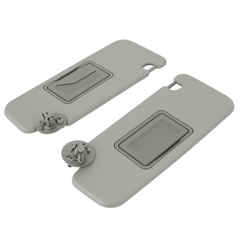 Front Sun Visor Pair compatible for Chevrolet Sonic 2012-2016 Gray 95327509 95327507