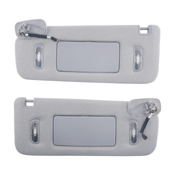Gray Sun Visor compatible for Chevrolet Tahoe 2015-2019 Left Right 23459654 23459646