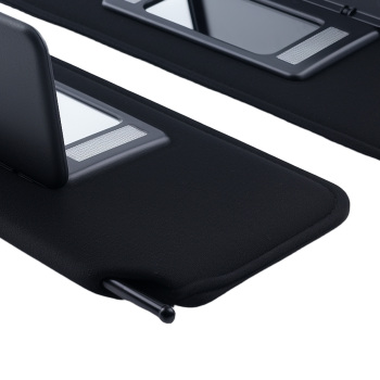 Pair Sun Visor Pair compatible for Chevrolet Corvette C5 1997-2004 Black 10442033