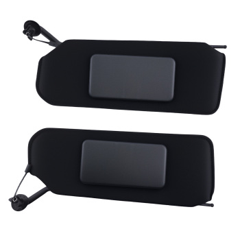 Pair Sun Visor Pair compatible for Chevrolet Corvette C5 1997-2004 Black 10442033