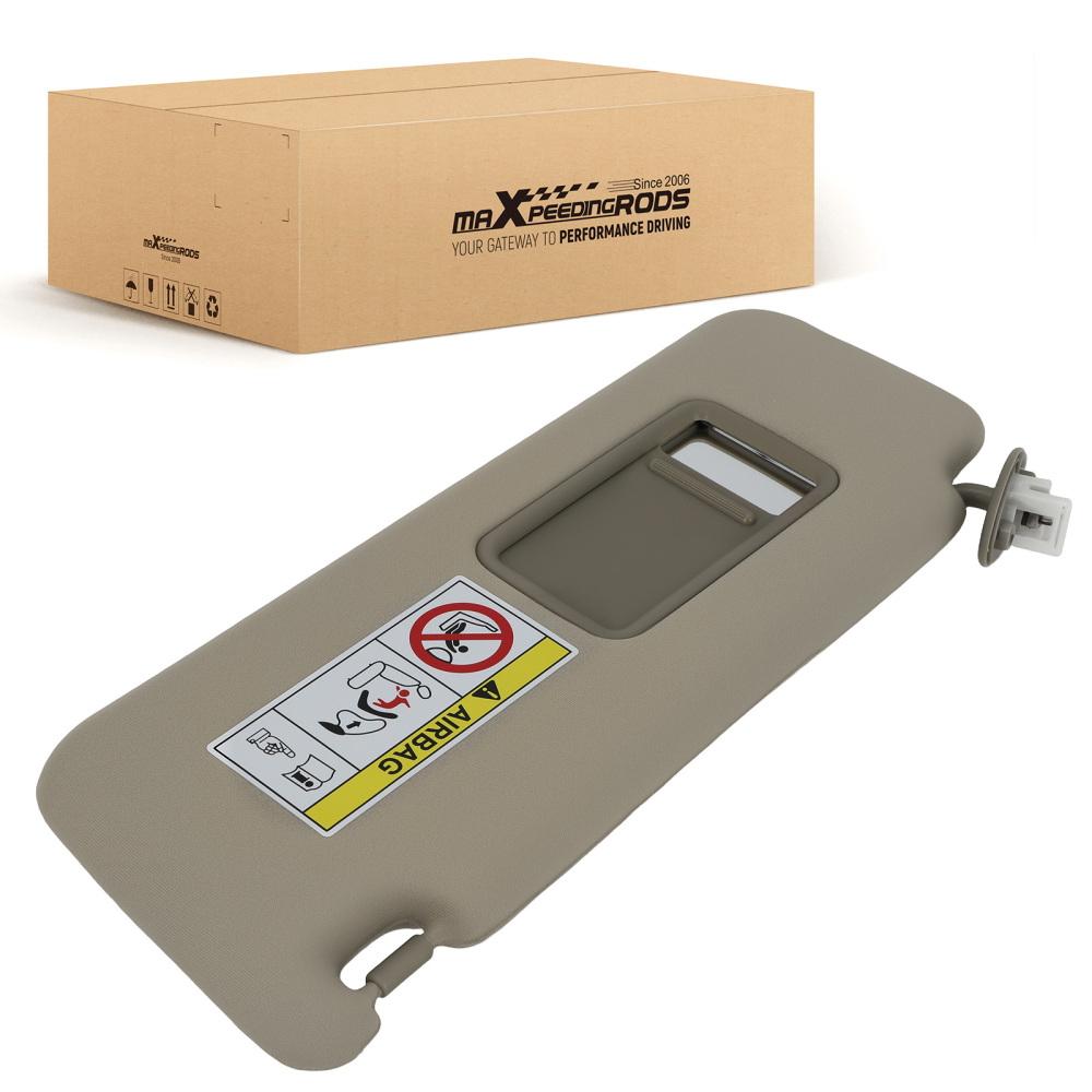 Beige Left Side Sun Visor compatible for Toyota GX460 2010-2023 74320-60D22-A0