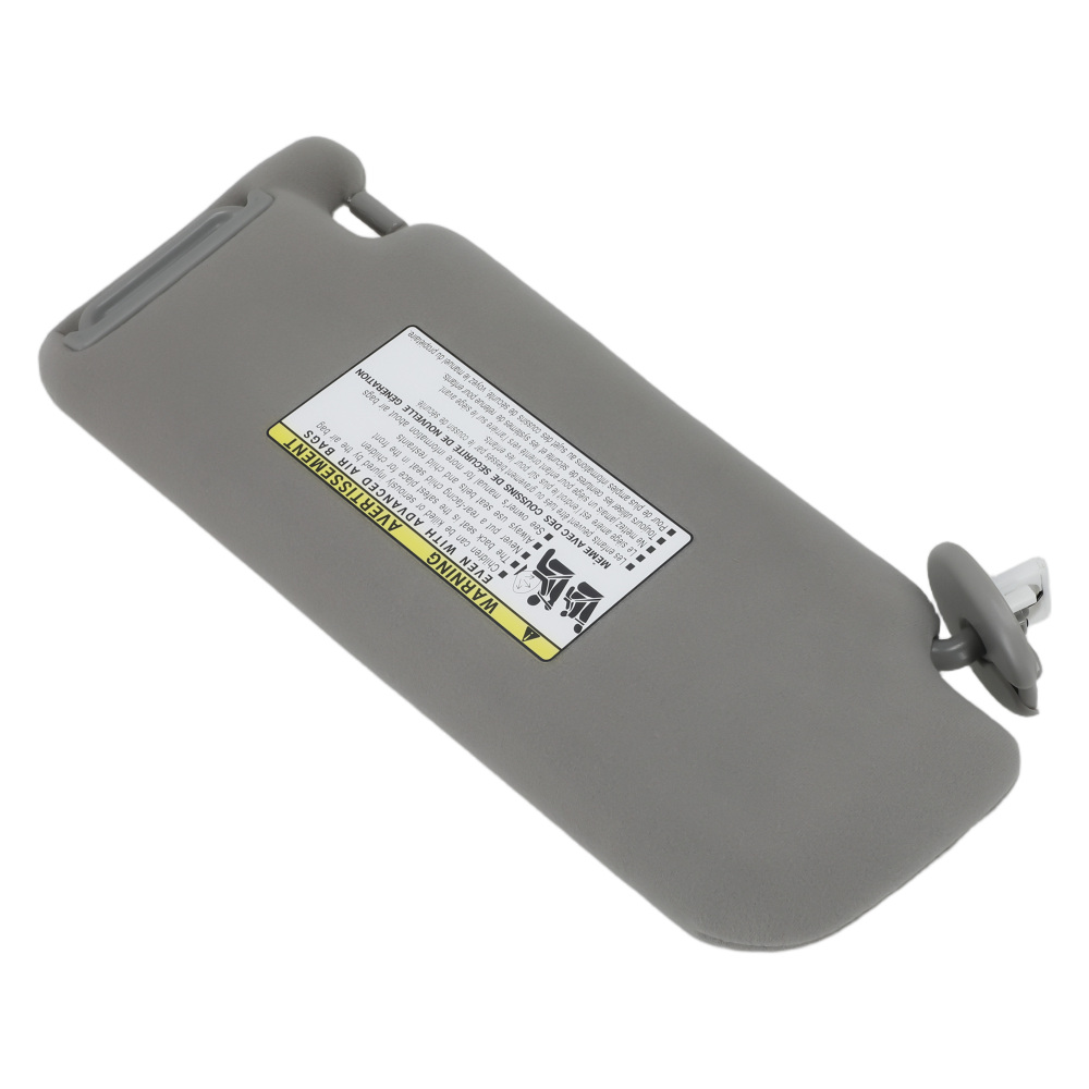 Driver + Passenger Sun Visor compatible for Toyota Camry 12-17 74310-06590-B1 Gray