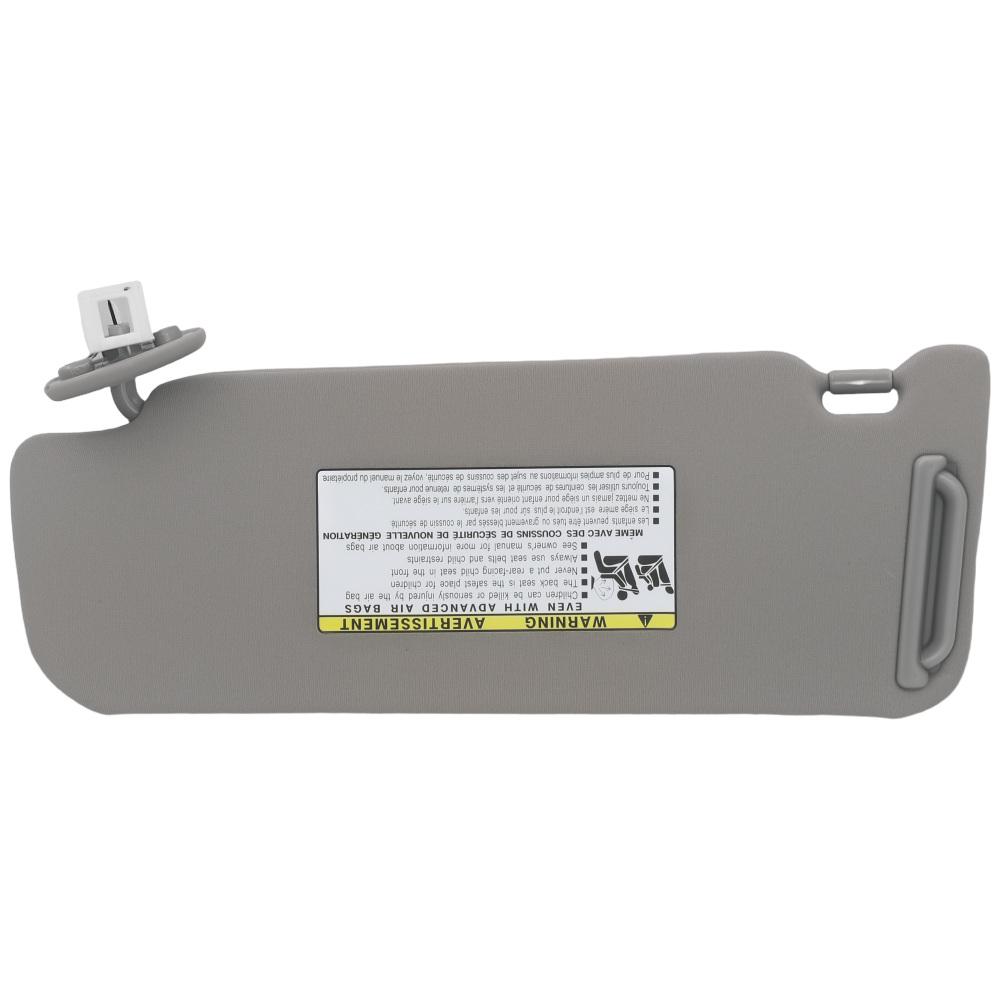 Driver + Passenger Sun Visor compatible for Toyota Camry 12-17 74310-06590-B1 Gray