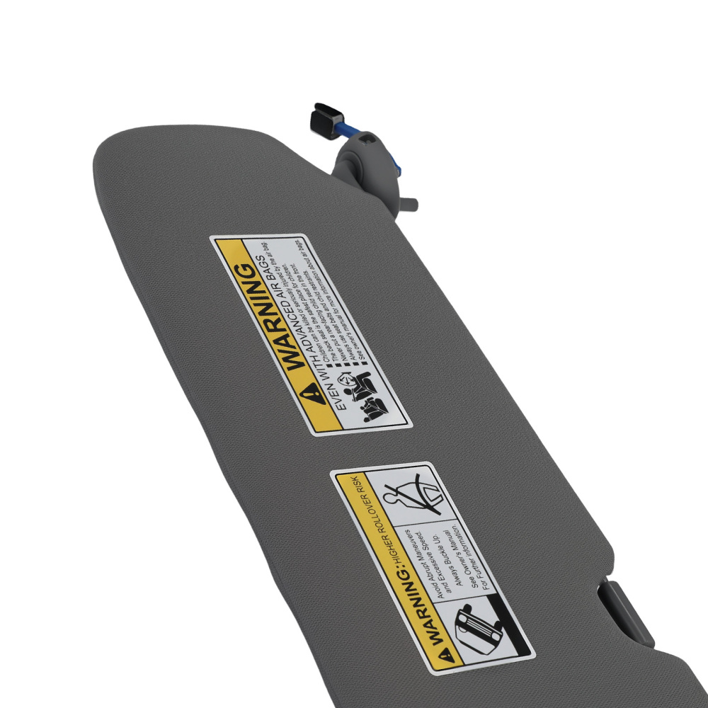 Gray Right Side Sun Visor compatible for Honda CR-V 17-22 83230-TLA-A12ZB Plastic