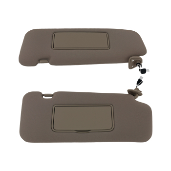 Beige Cloth Sun Visor Set compatible for Nissan Murano 2009-2014 96401-1AA1B L+R