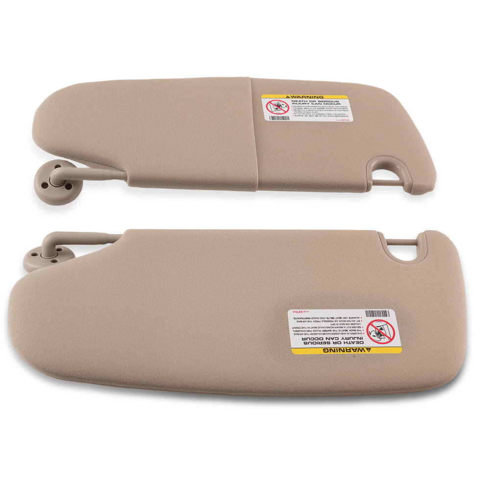1 Pair Left Right Sun Visor compatible for Dodge Ram 1500 2500 3500 02-09 1ct11tl2aa