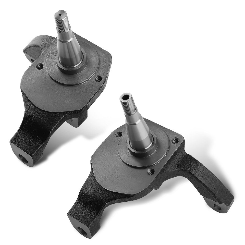 1 Pair 2.5 Drop Spindle compatible for VW BUG 1966-1977 Ball Joint w/ Drum Brake