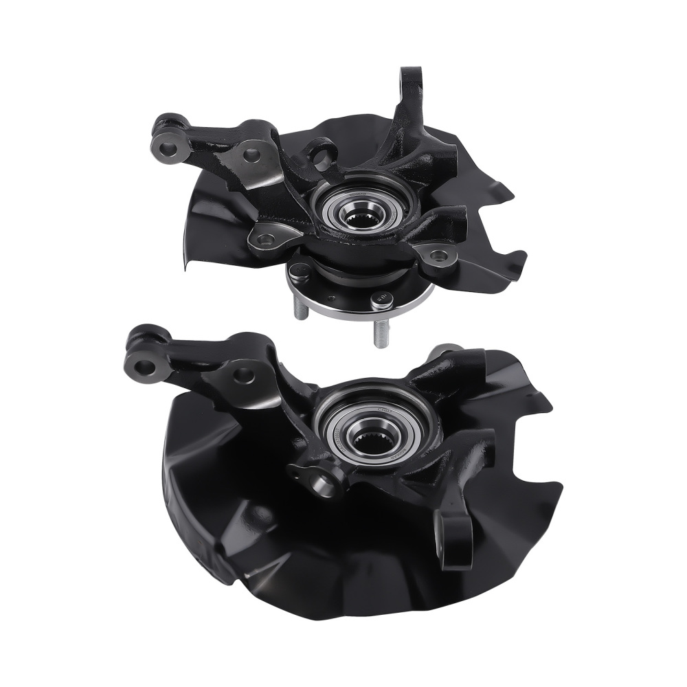 Front Steering KnucklesWheel Hub Bearings compatible for Hyundai Accent 2006-2011 KA054