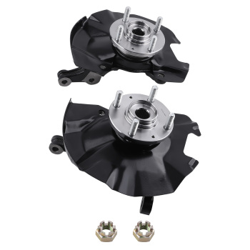Front Steering KnucklesWheel Hub Bearings compatible for Hyundai Accent 2006-2011 KA054