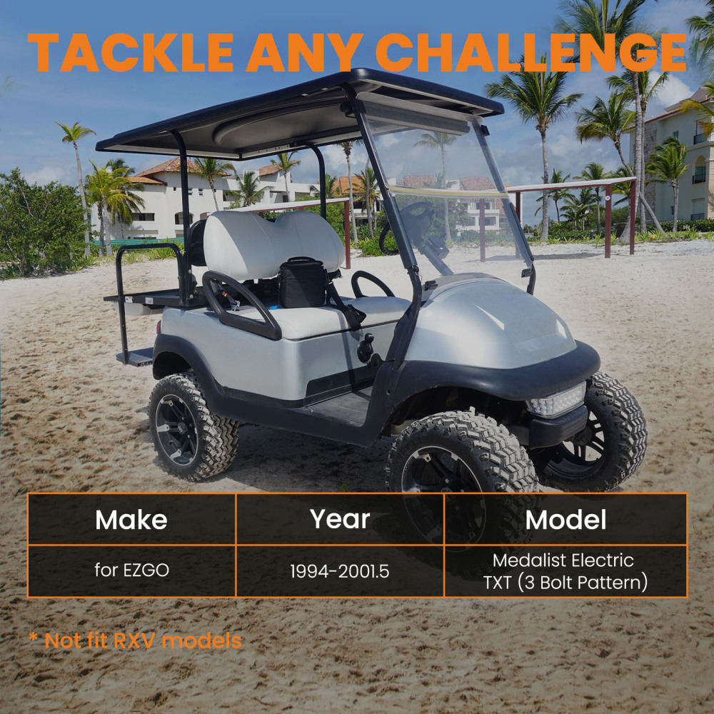 Compatible for EZGO Golf Cart 1994-2001 Electric TXT Model 9pc 6 inch Drop Axle Lift Kits 