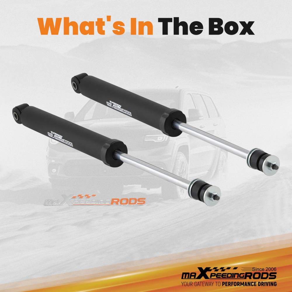 maXpeedingrods Front Shock Absorbers compatible for Jeep Wrangler JK 07-18 Lifted 0.5-2.5
