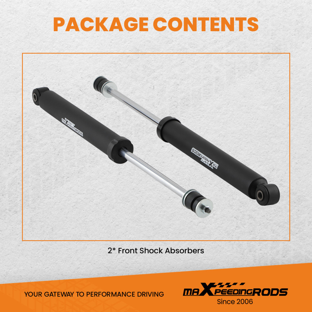 maXpeedingrods Front Shock Absorbers compatible for Jeep Wrangler JK 07-18 Lifted 0.5-2.5