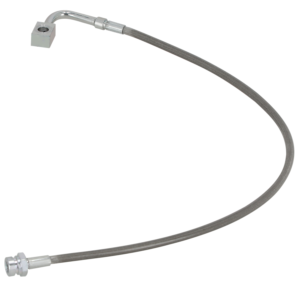 FrontRear Braided Brake Hose Kit compatible for Jeep Wrangler JK JKU 2007-2018