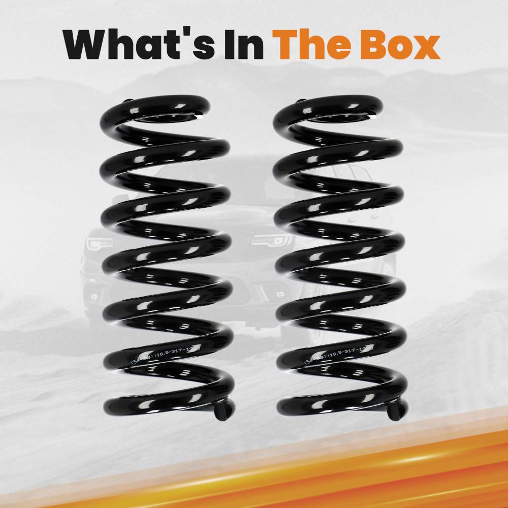 1 Front Lowering Coil Springs Drop Kit compatible for Chevy C10 compatible for GMC C15 1963-1987