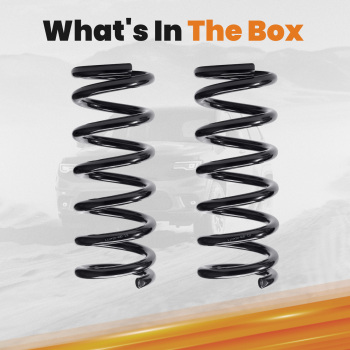 2 Front Lowering Coil Springs Drop Kit compatible for Chevrolet Silverado 1500 1999-2007