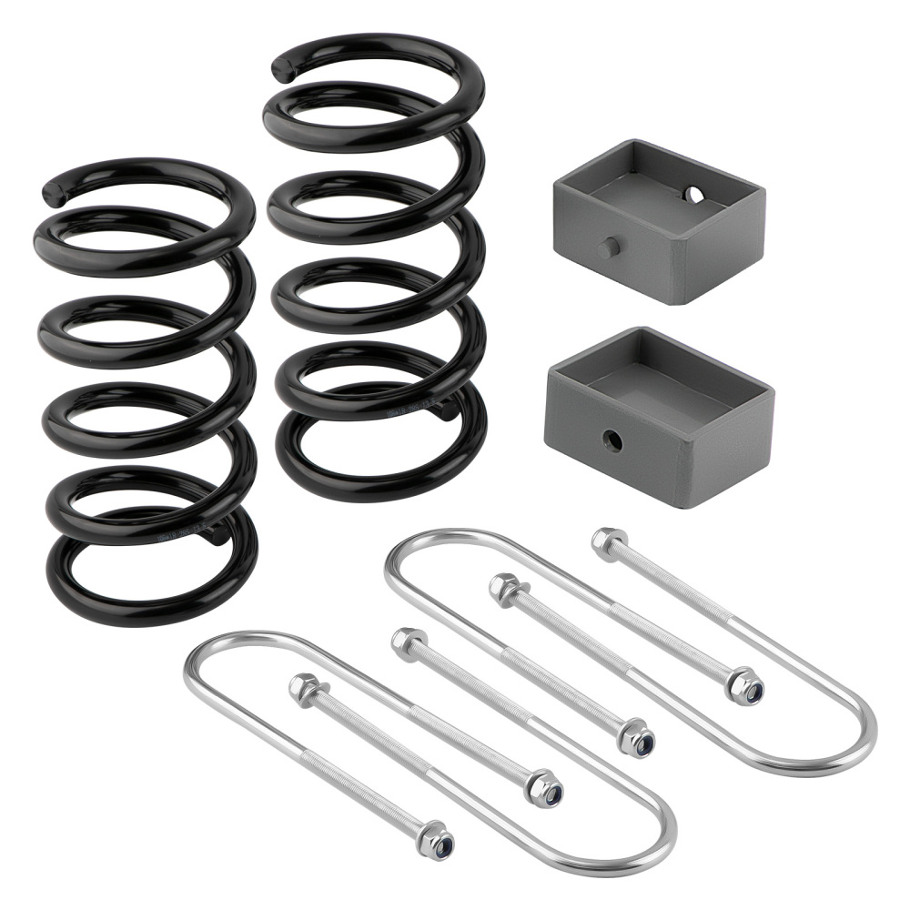 5 / 4 Drop Lowering Kit w/ Spindles compatible for Chevrolet S10 compatible for GMC S15 V6 2WD 1982-2004