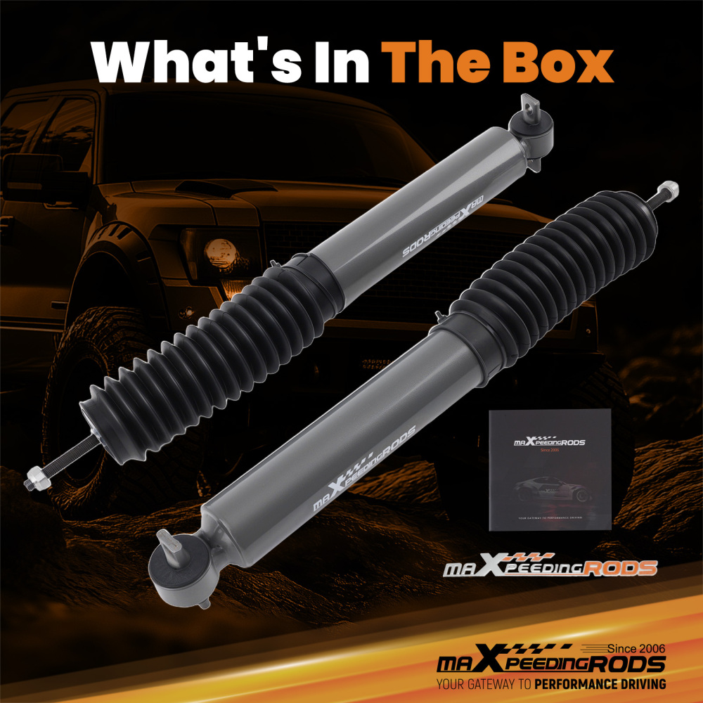 2.5-4in Front Shocks Absorbers compatible for Chevrolet Silverado 1500 2WD 1999-2006