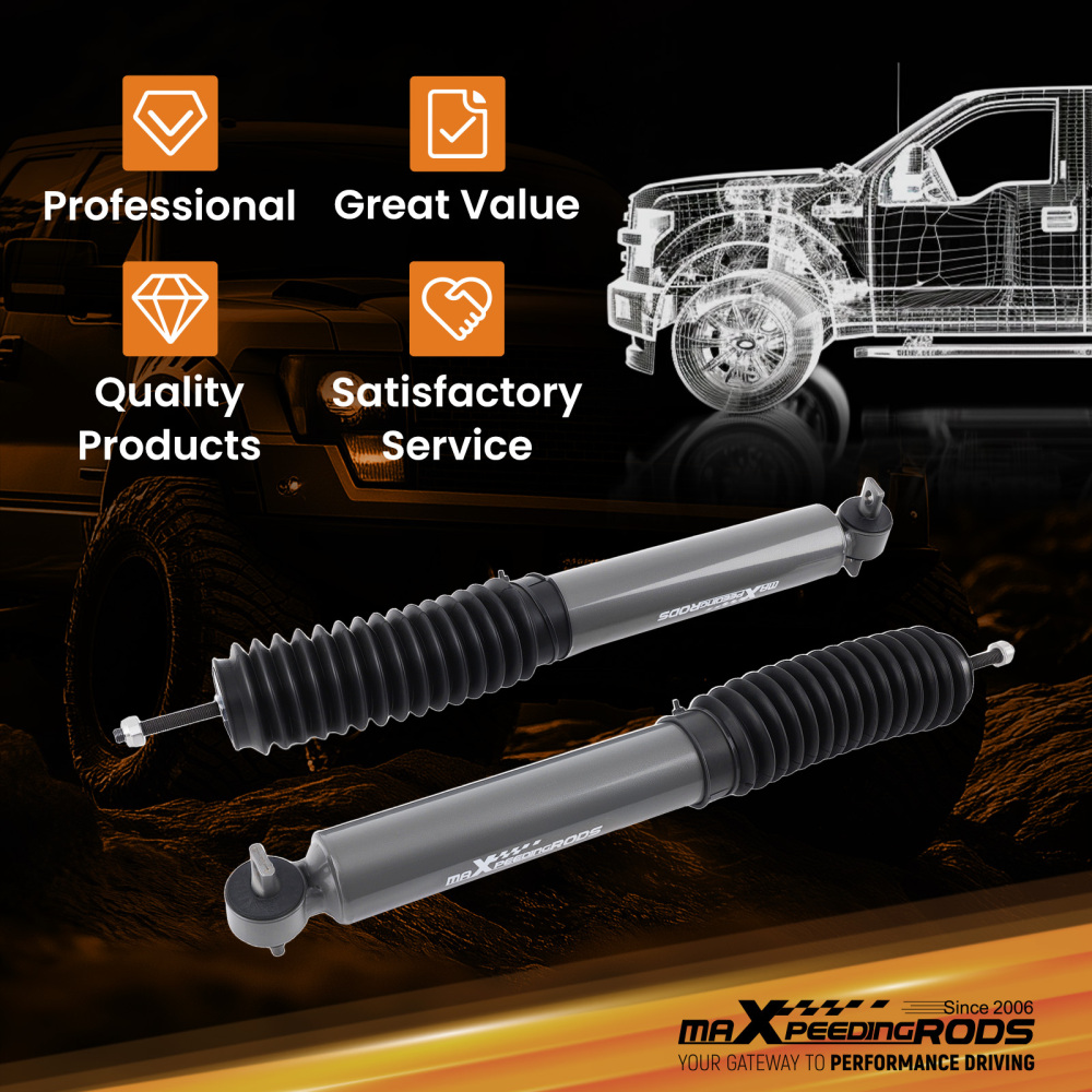 2.5-4in Front Shocks Absorbers compatible for Chevrolet Silverado 1500 2WD 1999-2006